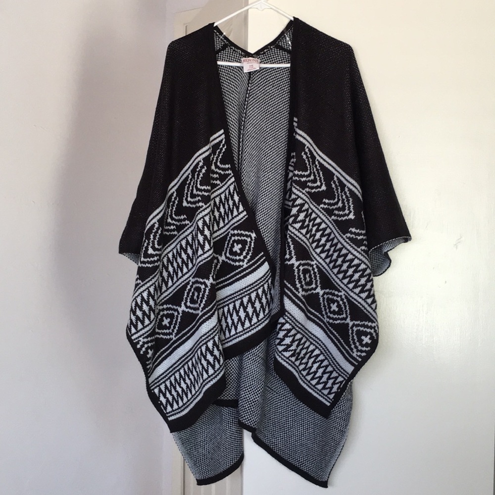Merona Aztec Sweater Poncho - Size S/M